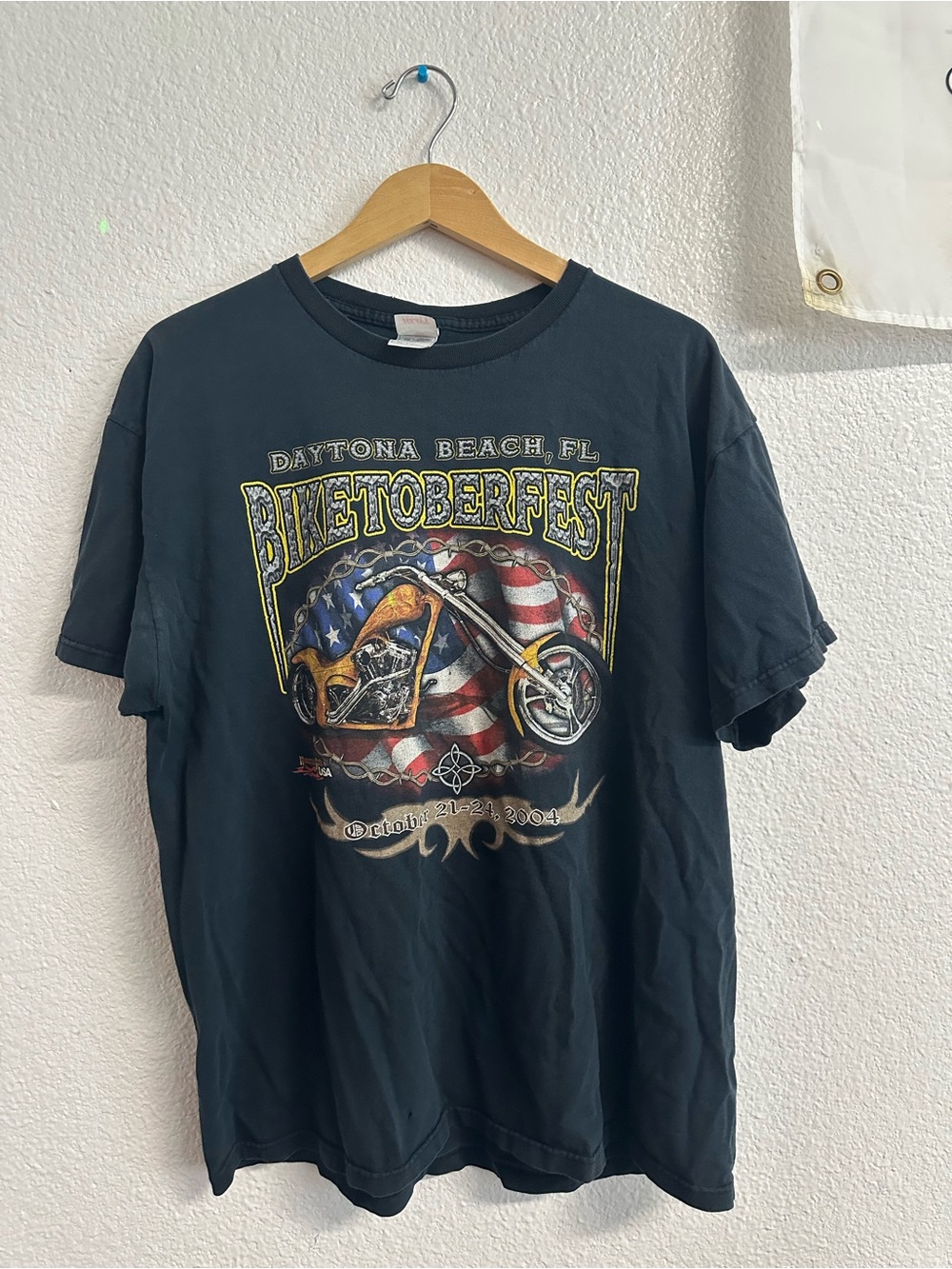2004 Daytona Beach Biketoberfest Motorcycle Rally Tee XL